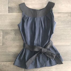 Black and dark blue blouse, size S
